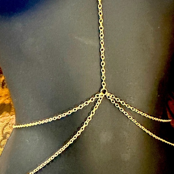 Simple Body Chain, Belly Chain, Delicate Waist Chain - Picture 5 of 6